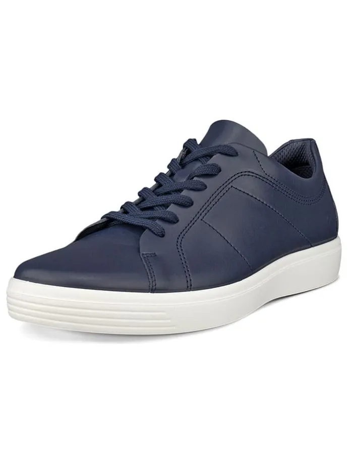 Leder-Sneakers "Classic" in Dunkelblau