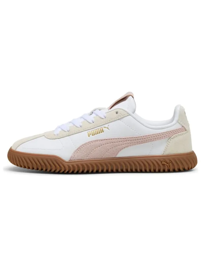 Leder-Sneakers "Club Kayzer" in Weiß/ Beige