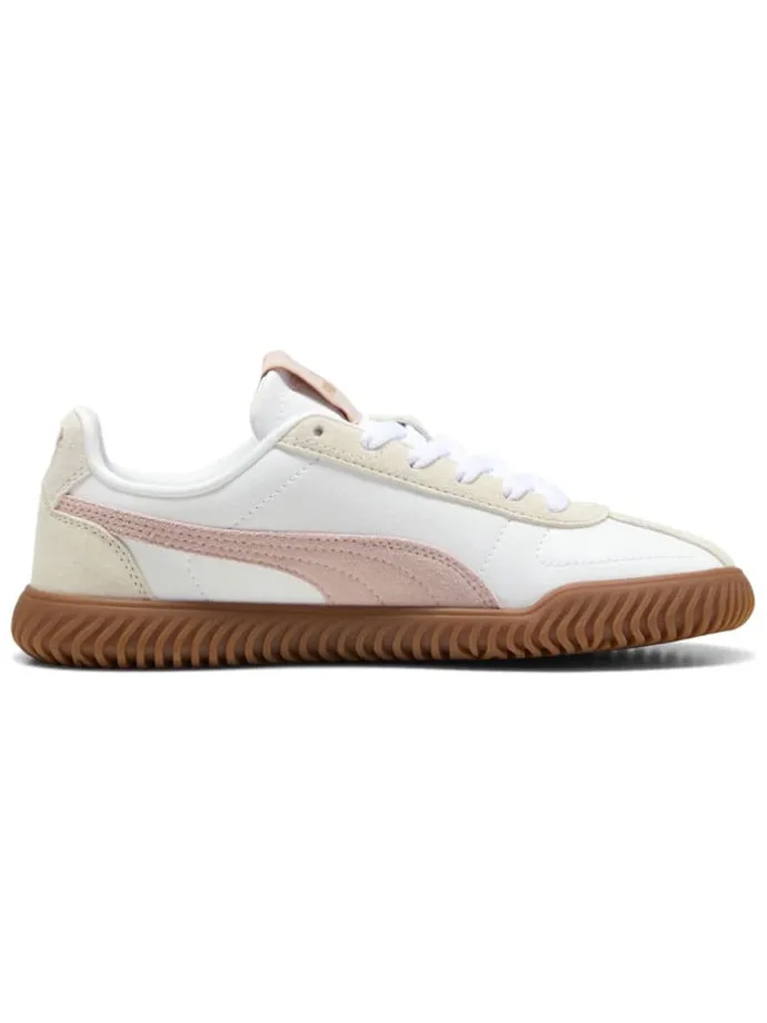 Leder-Sneakers "Club Kayzer" in Weiß/ Beige