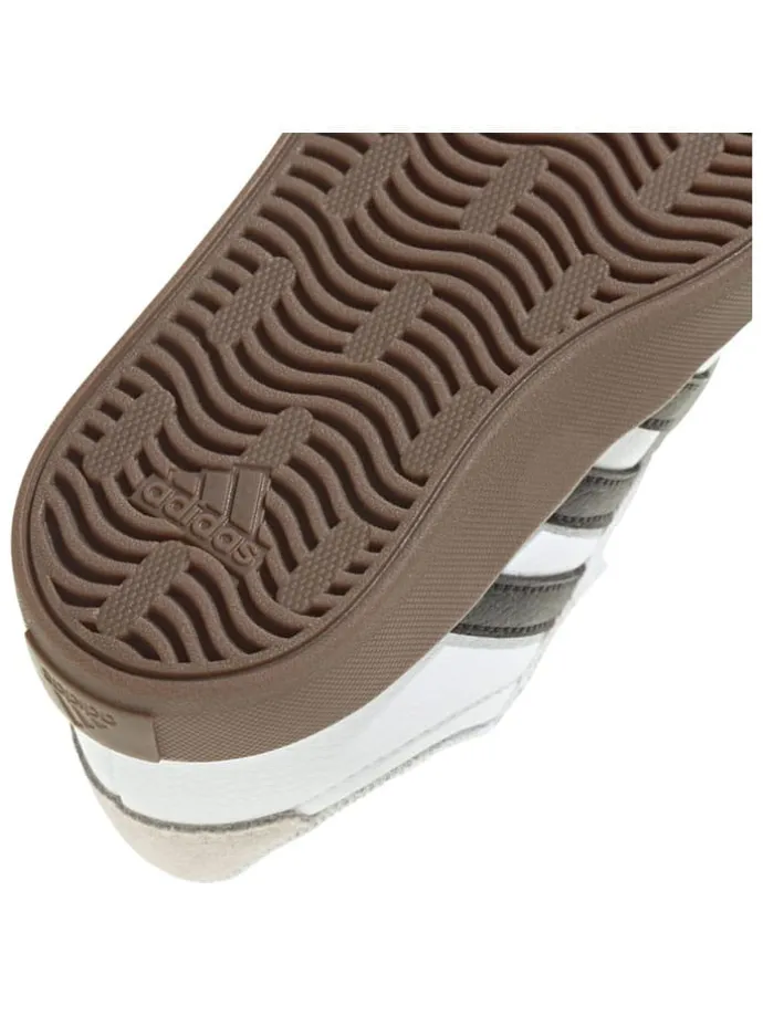Leder-Sneakers "Court 3.0" in Weiß/ Schwarz