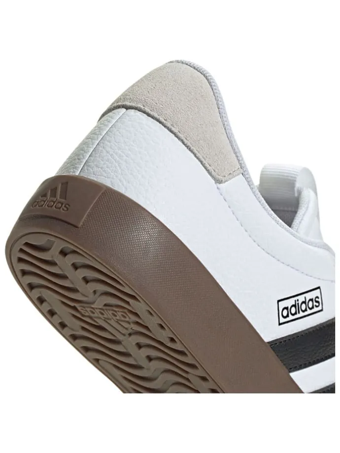 Leder-Sneakers "Court 3.0" in Weiß/ Schwarz/ Beige
