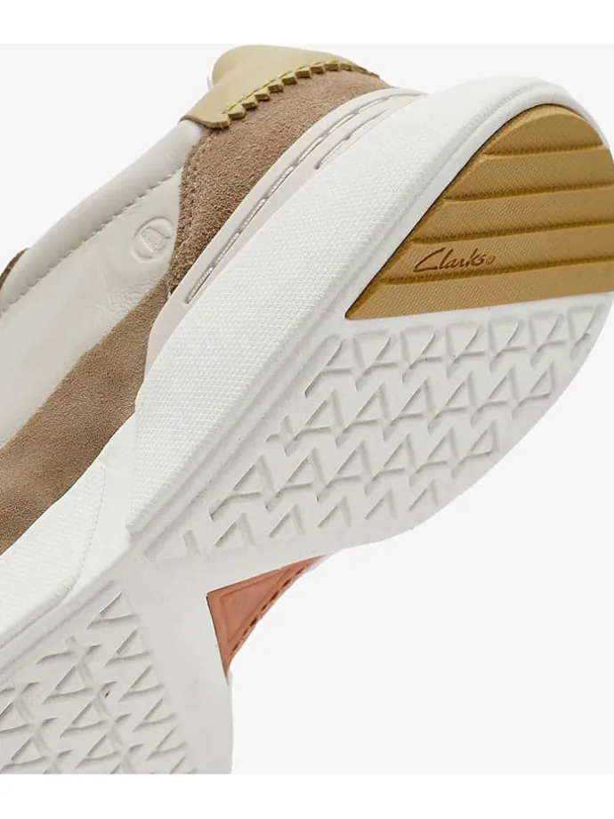 Leder-Sneakers "Craft Pace" in Hellbraun/ Beige