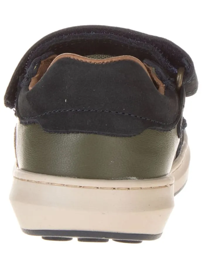 Leder-Sneakers "Float" in Khaki