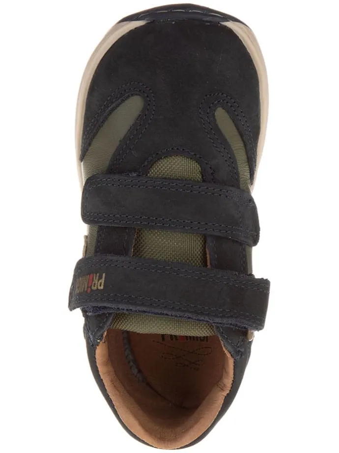 Leder-Sneakers "Float" in Khaki