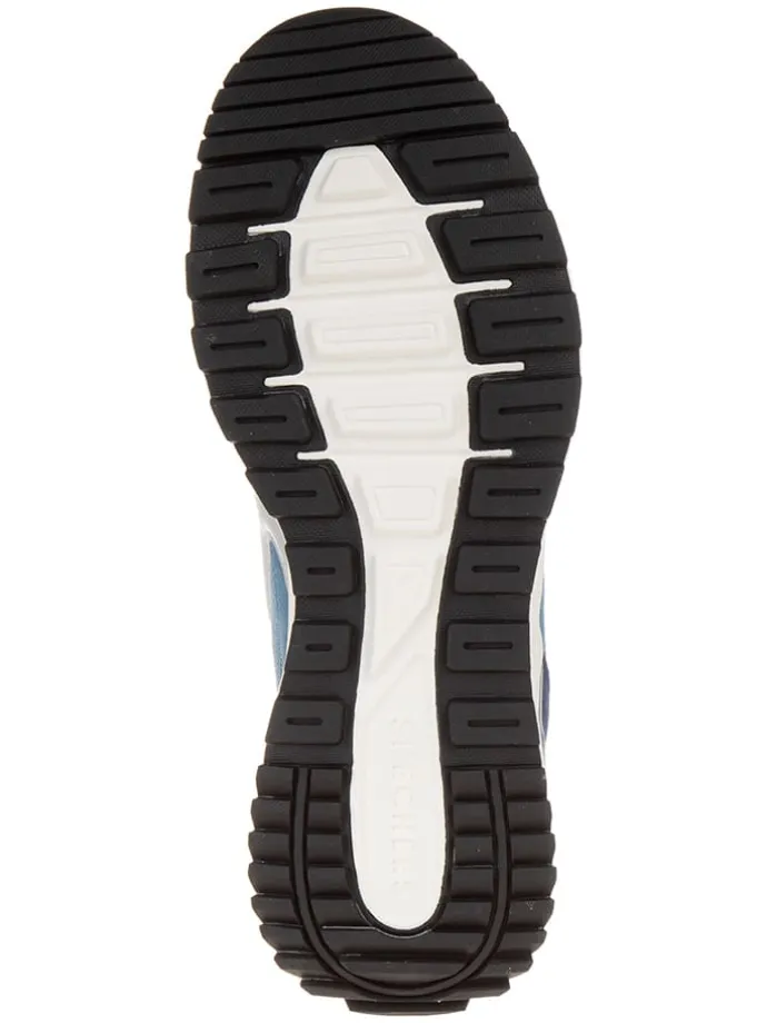 Leder-Sneakers "Fury Fury" in Hellblau/ Dunkelblau