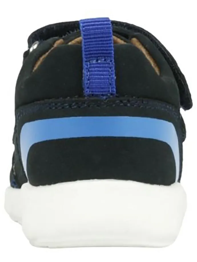 Leder-Sneakers "Hero" in Dunkelblau