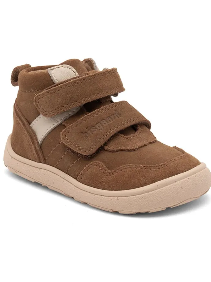 Leder-Sneakers in Braun