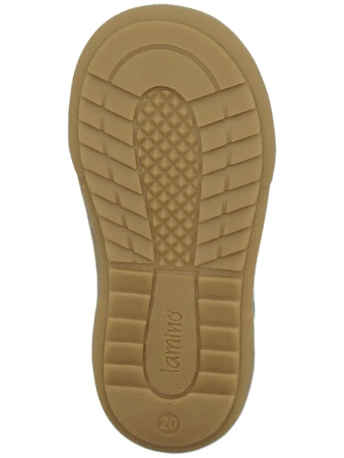 Leder-Sneakers in Dunkelblau