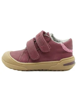 Leder-Sneakers in Rot