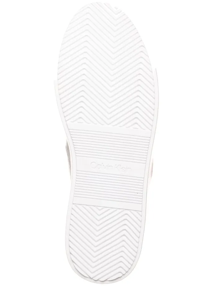 Leder-Sneakers in Weiß