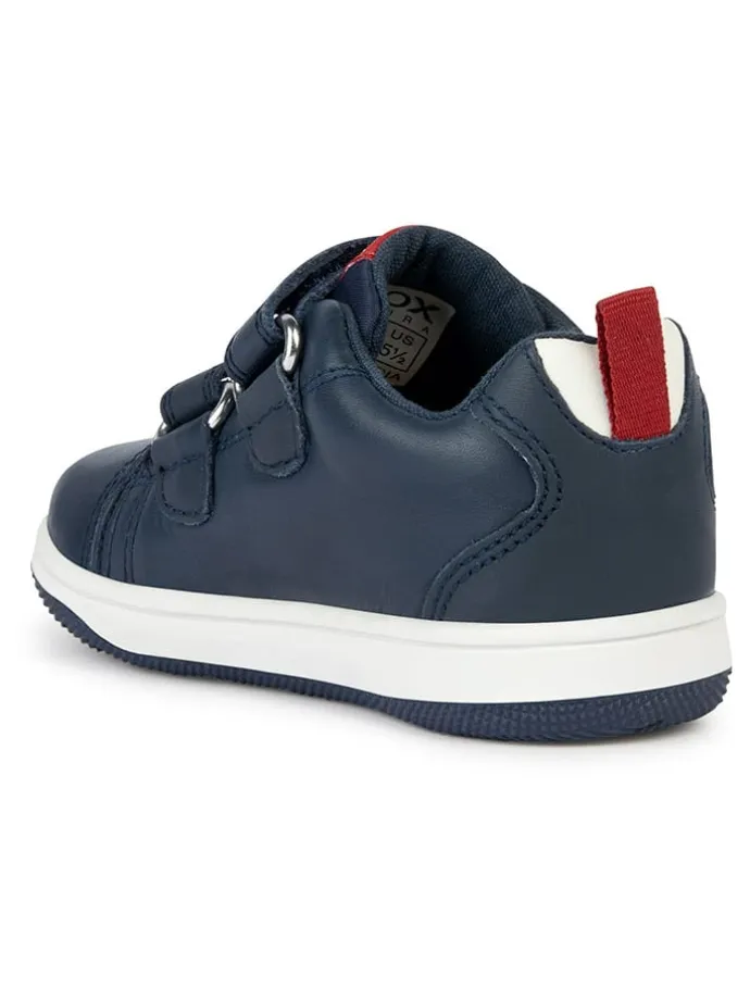 Leder-Sneakers "New Flick" in Dunkelblau