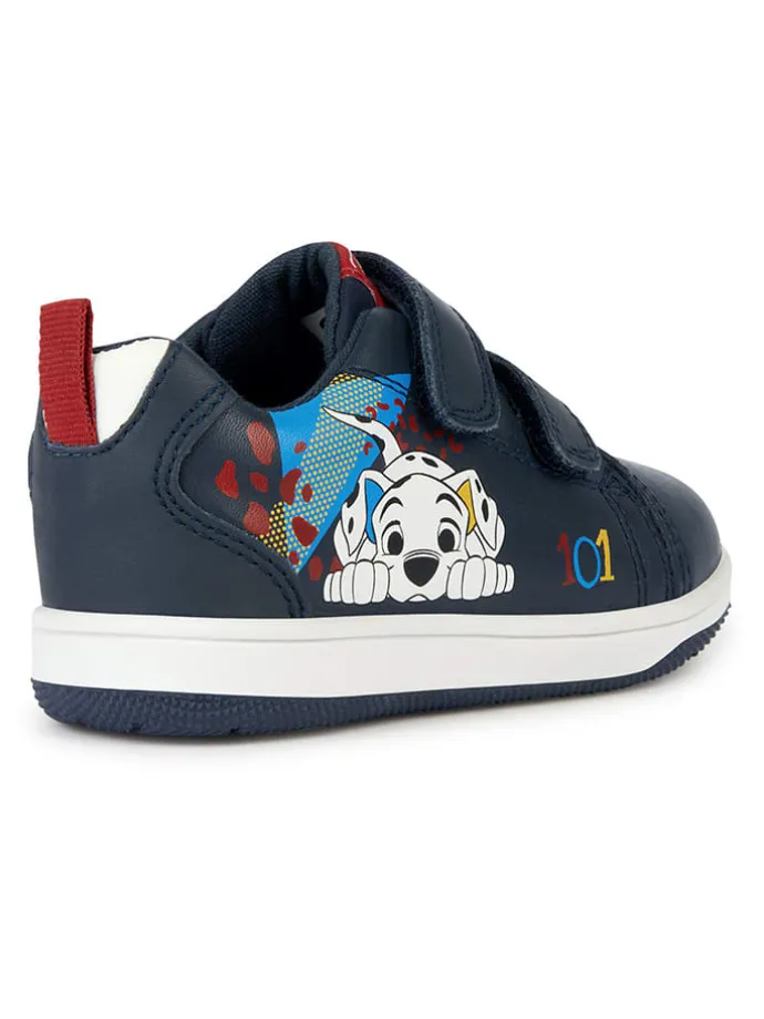 Leder-Sneakers "New Flick" in Dunkelblau
