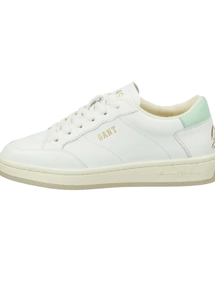 Leder-Sneakers "Prepla" in Weiß