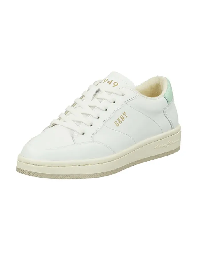 Leder-Sneakers "Prepla" in Weiß