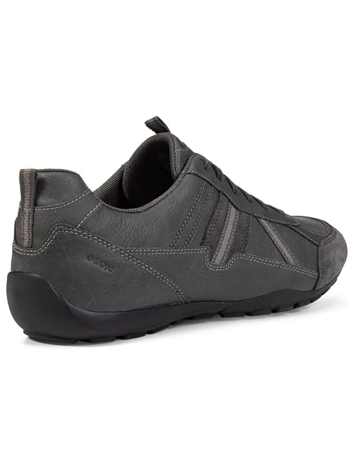 Leder-Sneakers "Ravex" in Grau