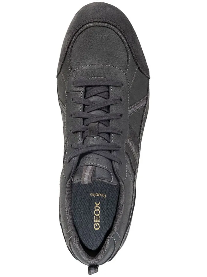 Leder-Sneakers "Ravex" in Grau