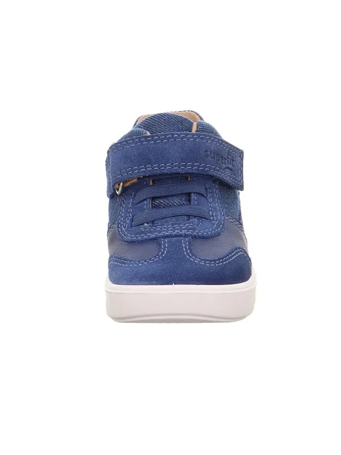 Leder-Sneakers "Supies" in Blau