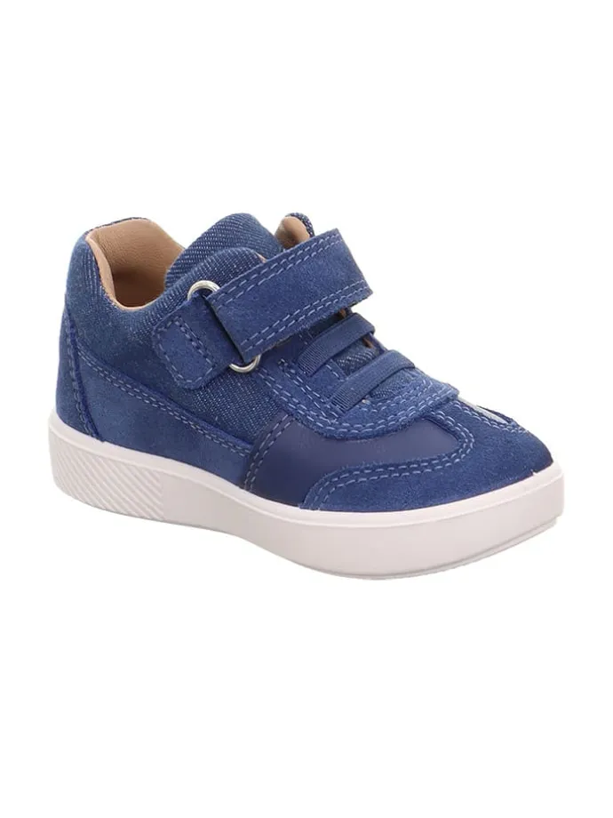 Leder-Sneakers "Supies" in Blau