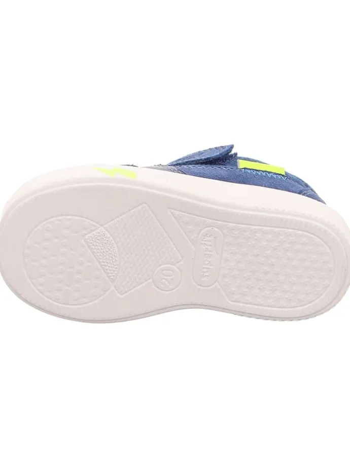 Leder-Sneakers "Supies" in Blau
