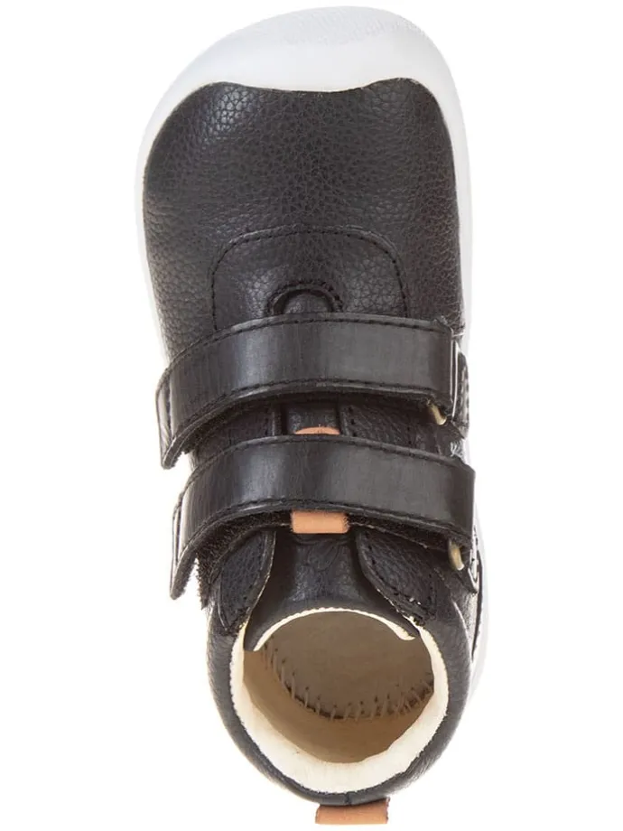 Leder-Sneakers "The Walk Strap Sporty" in Schwarz