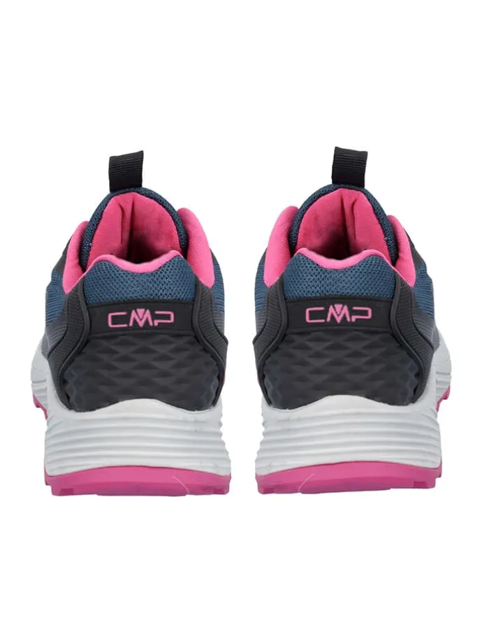 Leder-Sportschuhe "Phelyx" in Dunkelblau/ Pink