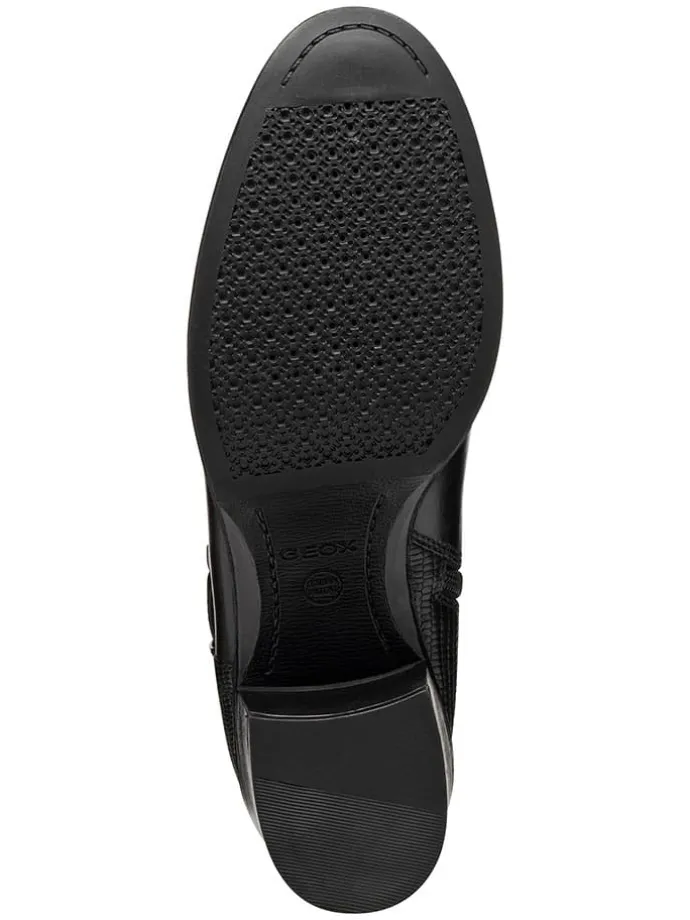 Leder-Stiefeletten "New Asheel" in Schwarz