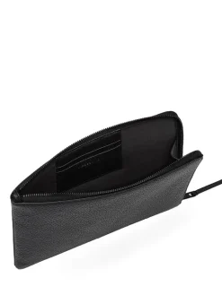 Leder-Tablet Case in Schwarz - (B)27 x (H)20 x (T)1 cm
