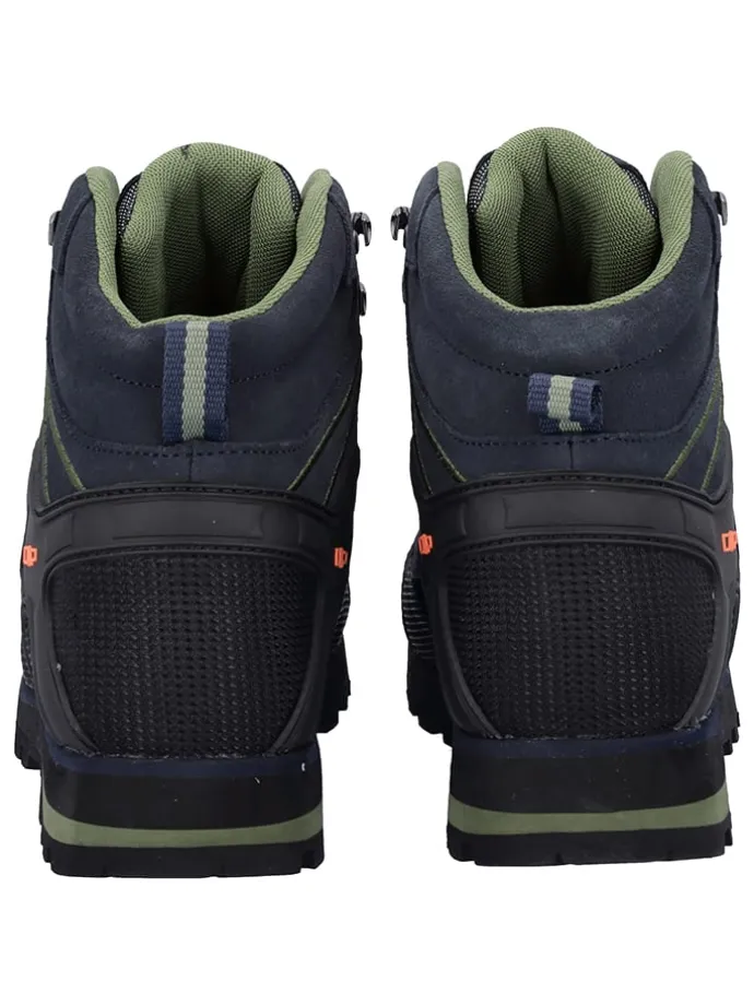 Leder-Trekkingboots "Moon" in Dunkelblau