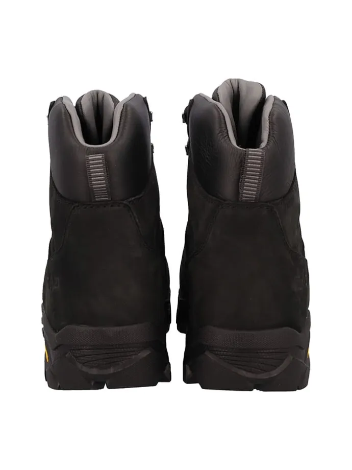Leder-Trekkingschuhe "Bharat" in Schwarz