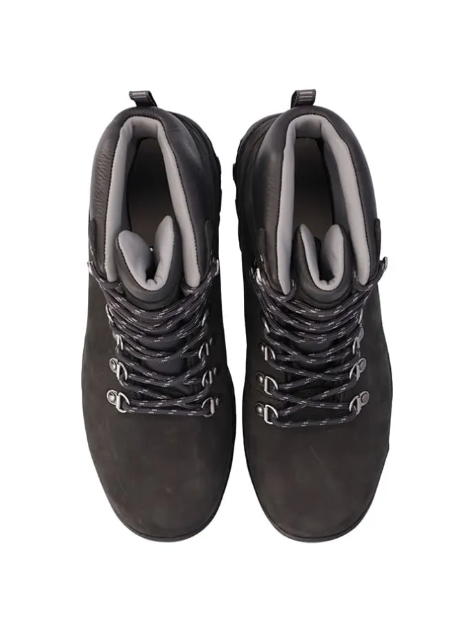 Leder-Trekkingschuhe "Bharat" in Schwarz