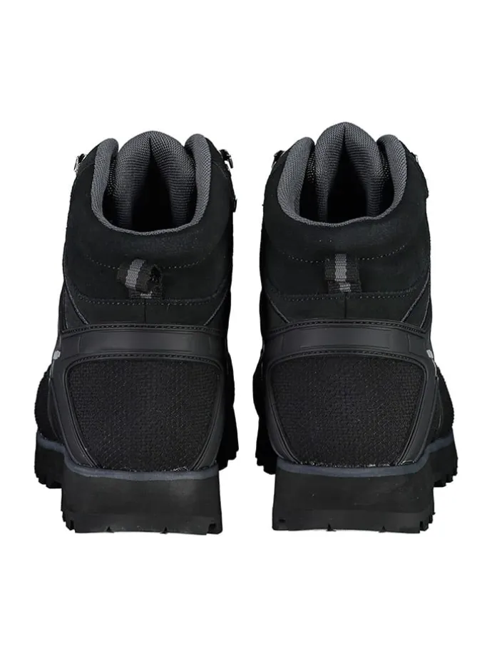 Leder-Trekkingschuhe "Moon" in Schwarz