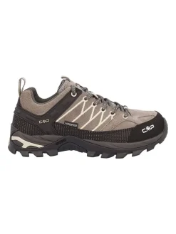 Leder-Trekkingschuhe 'Rigel" in Hellbraun/ Schwarz
