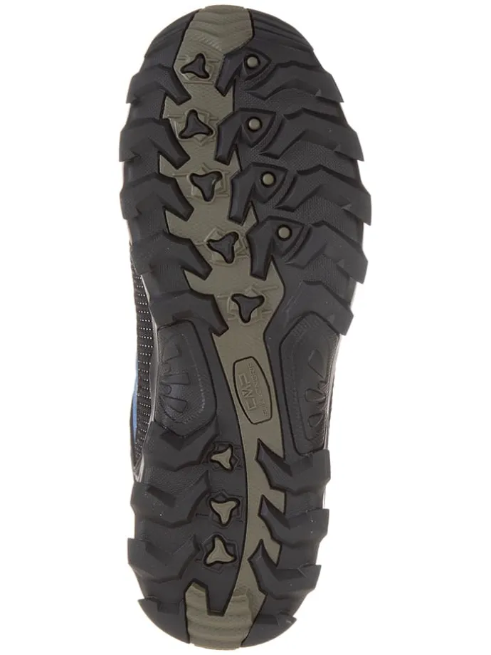 Leder-Trekkingschuhe "Rigel Low" in Blau/ Schwarz
