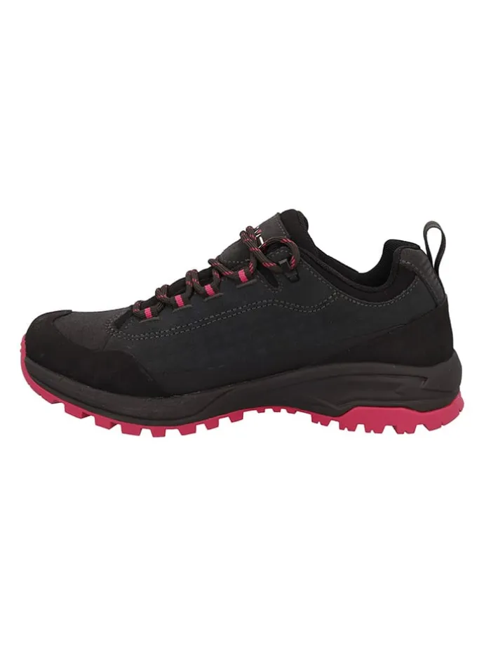 Leder-Trekkingschuhe "Vertyx" in Schwarz