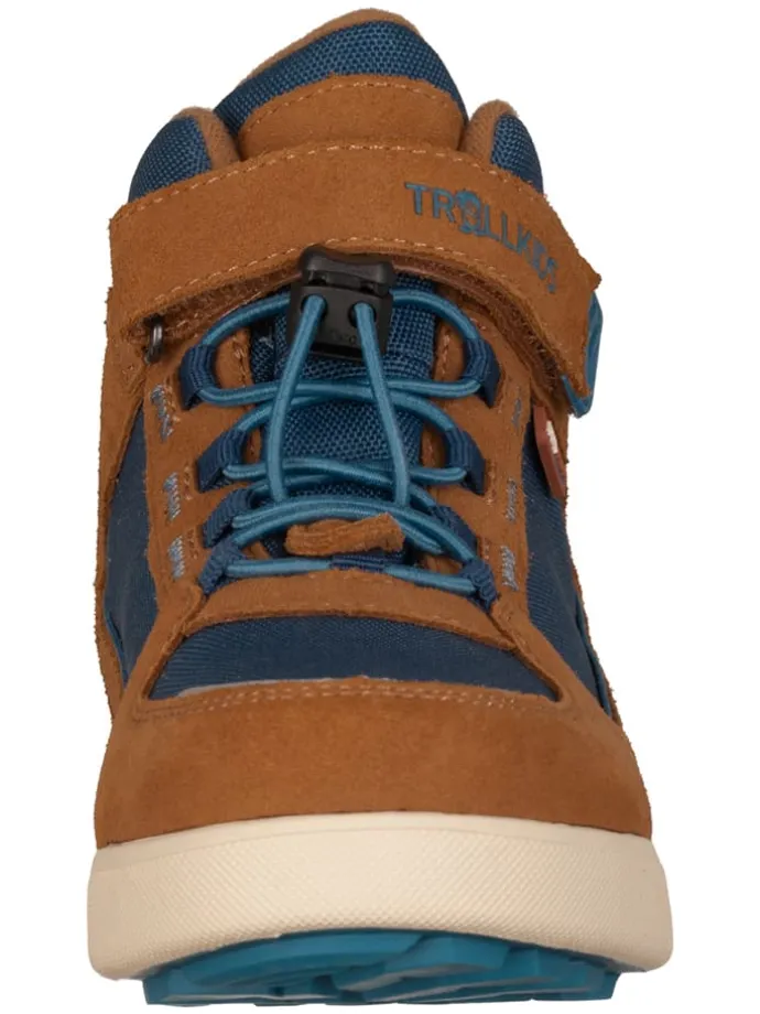 Leder-Wanderboots "Gryllefjord Mid Cut" in Hellbraun