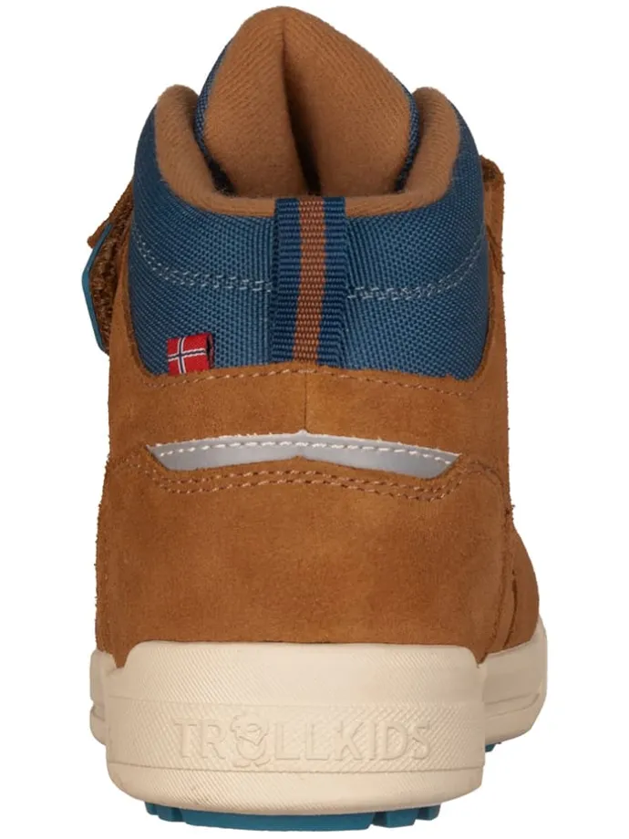 Leder-Wanderboots "Gryllefjord Mid Cut" in Hellbraun
