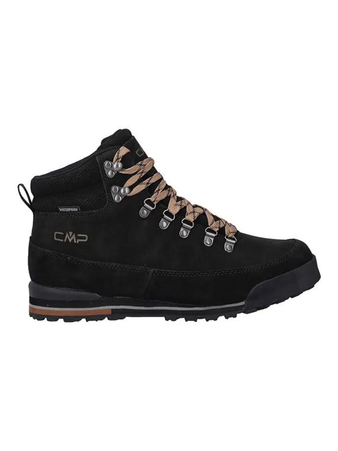 Leder-Wanderboots "Heka" in Schwarz