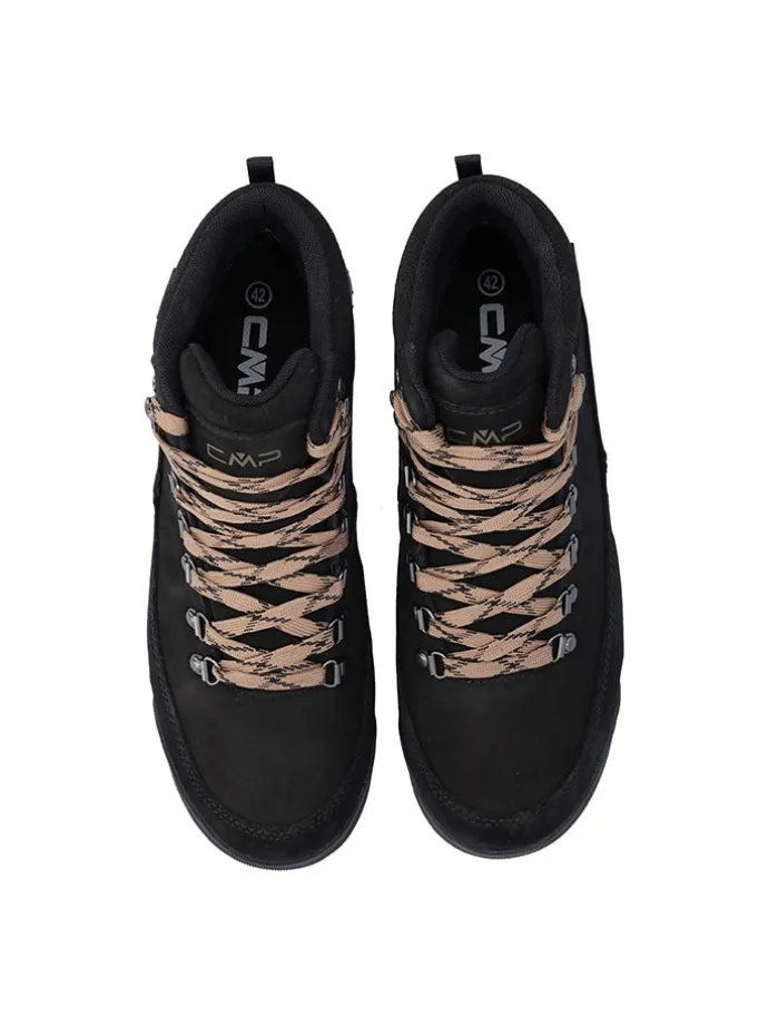 Leder-Wanderboots "Heka" in Schwarz