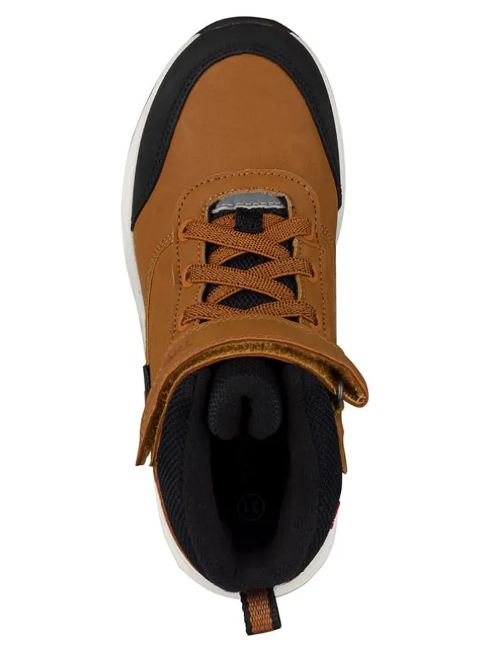Leder-Wanderboots "Stavanger Mid Cut XT" in Hellbraun