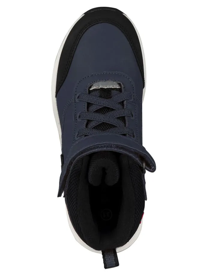 Leder-Wanderboots "Stavanger Mid Cut XT" in Dunkelblau