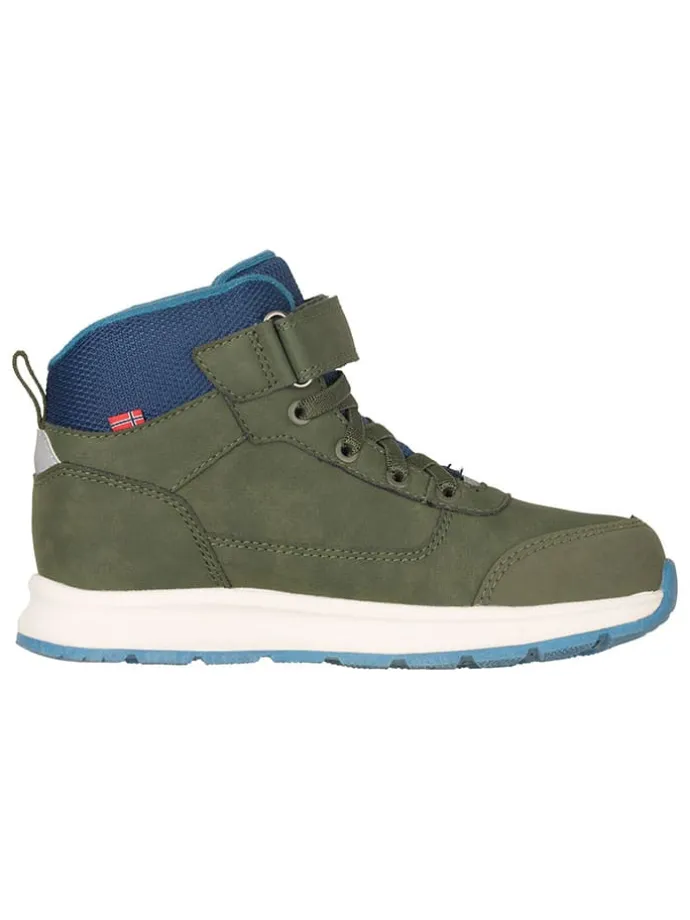 Leder-Wanderboots "Stavanger Mid Cut XT" in Khaki