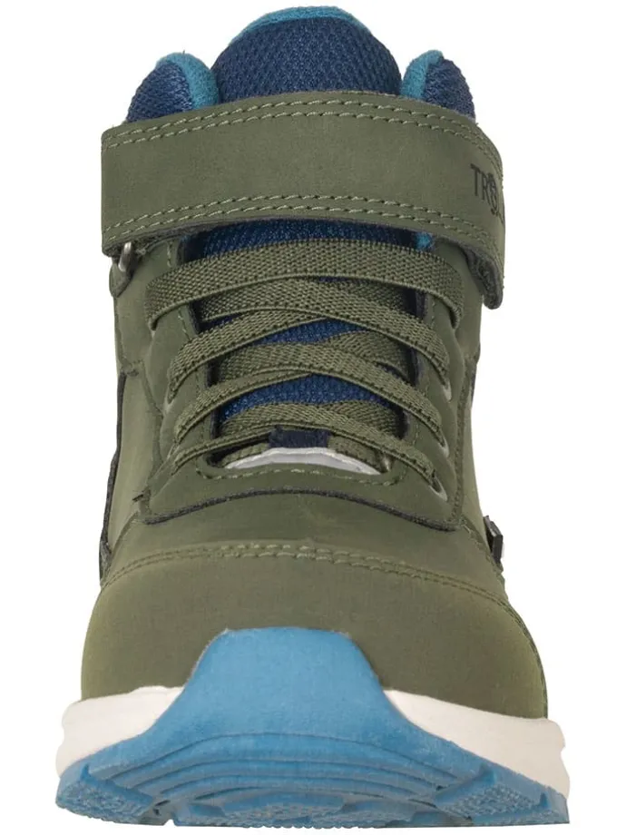 Leder-Wanderboots "Stavanger Mid Cut XT" in Khaki