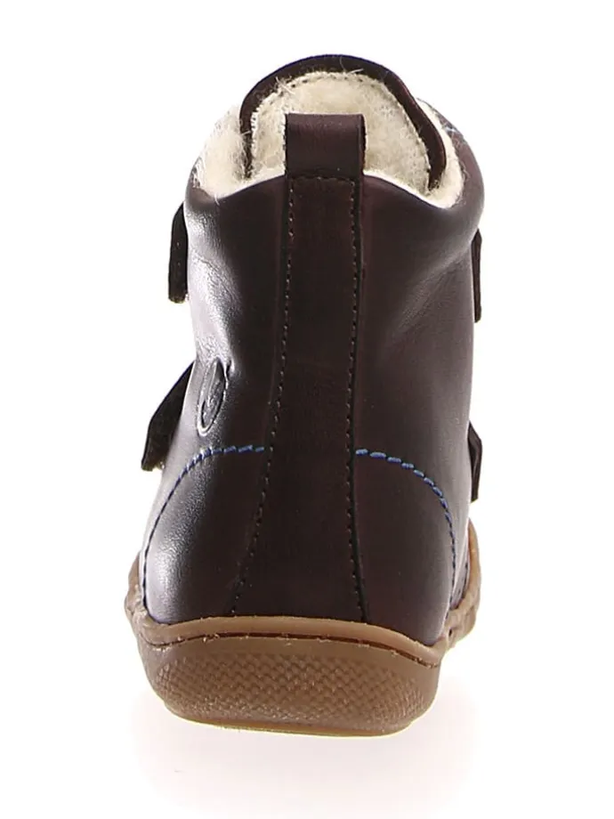 Leder-Winterboots "Bub" in Braun