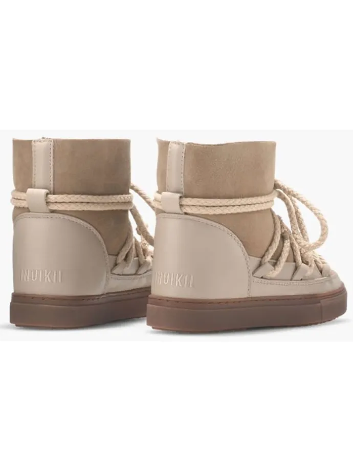 Leder-Winterboots "Classic" in Beige