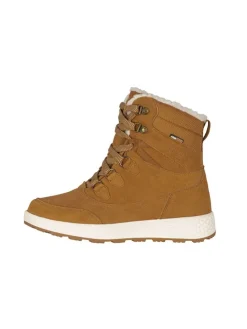 Leder-Winterboots "Eldfjall" in Hellbraun