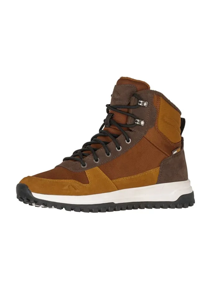 Leder-Winterboots "Eldfjall" in Hellbraun