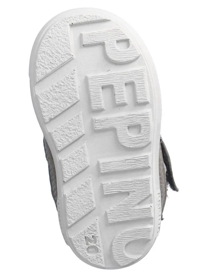 Leder-Winterboots "Pedro" in Grau