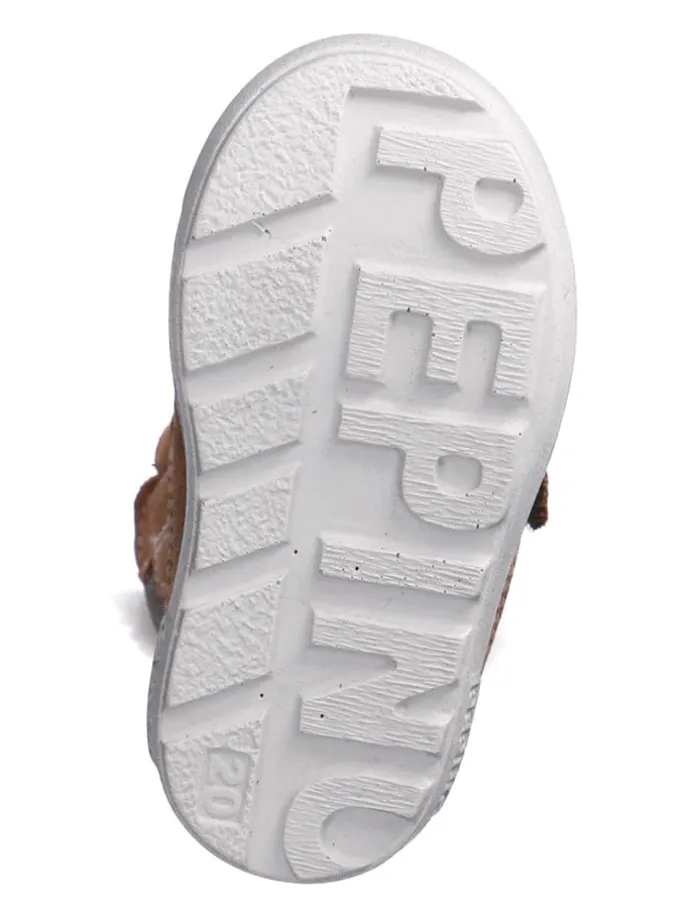 Leder-Winterboots "Pedro" in Hellbraun