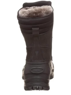 Leder-Winterstiefel