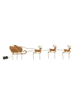 LED-Gartenstecker in Gold - (L)27 x (B)110 cm